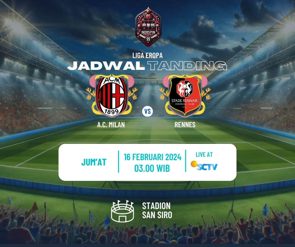 AC Milan vs Rennes 16 Feb 2024