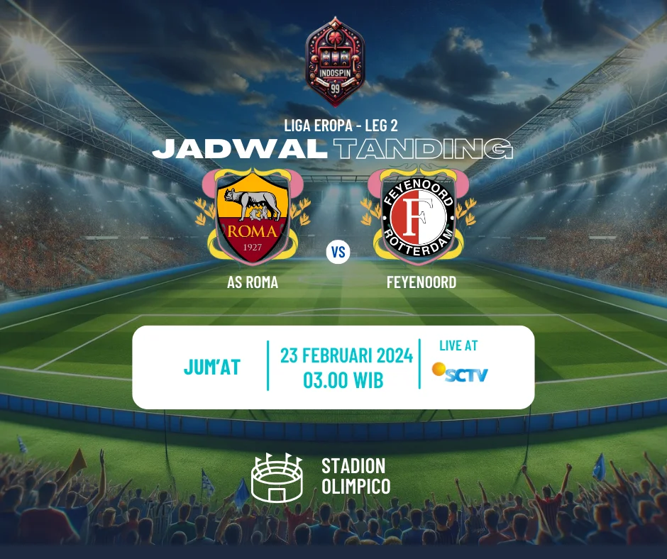 AS Roma vs Feyenoord 23 Februari 2024