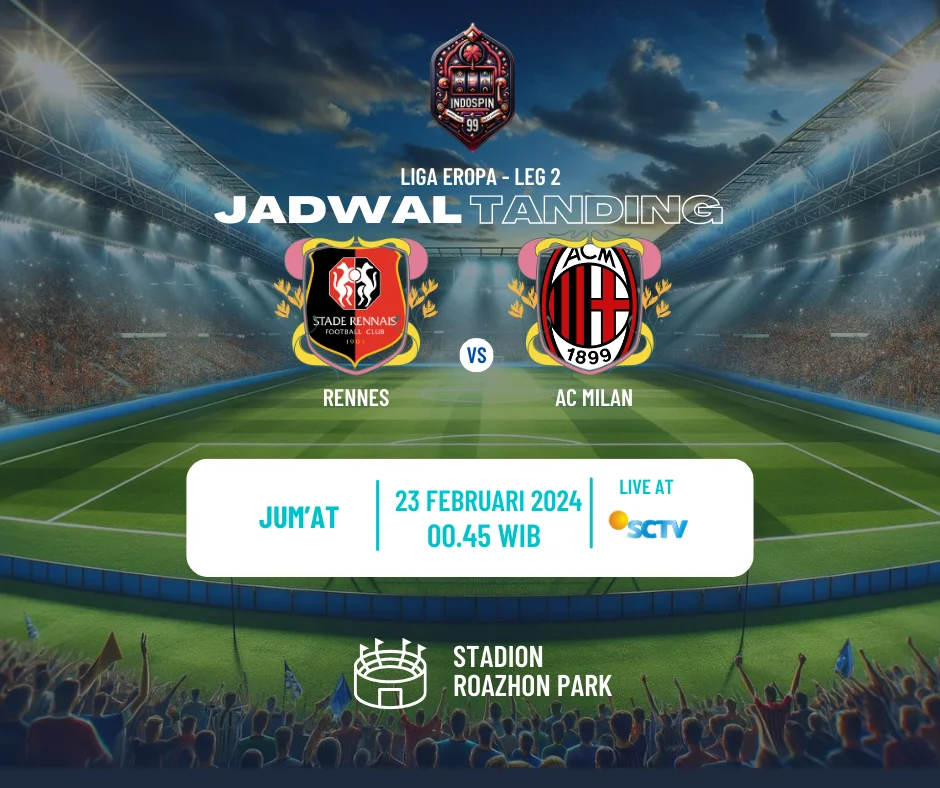 Rennes vs AC Milan 23 Februari 2024