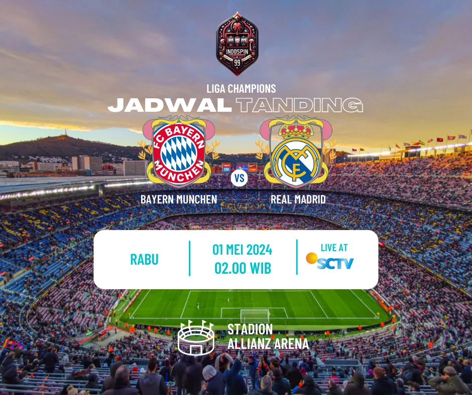 Prediksi Skor Bayern Munchen vs Real Madrid 1 Mei 2024