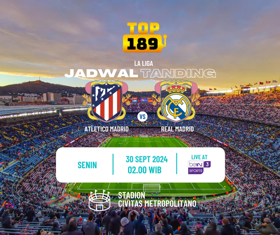 Prediksi Skor Atletico Madrid vs Real Madrid 30 September 2024