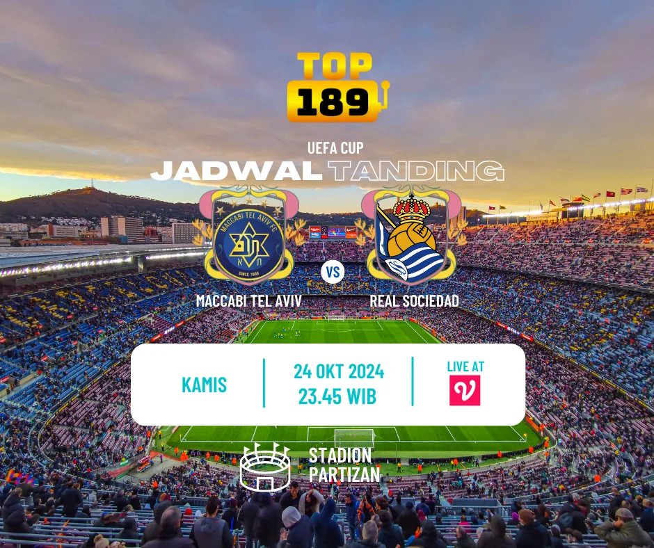 Maccabi Tel Aviv vs Real Sociedad 24 Oktober 2024