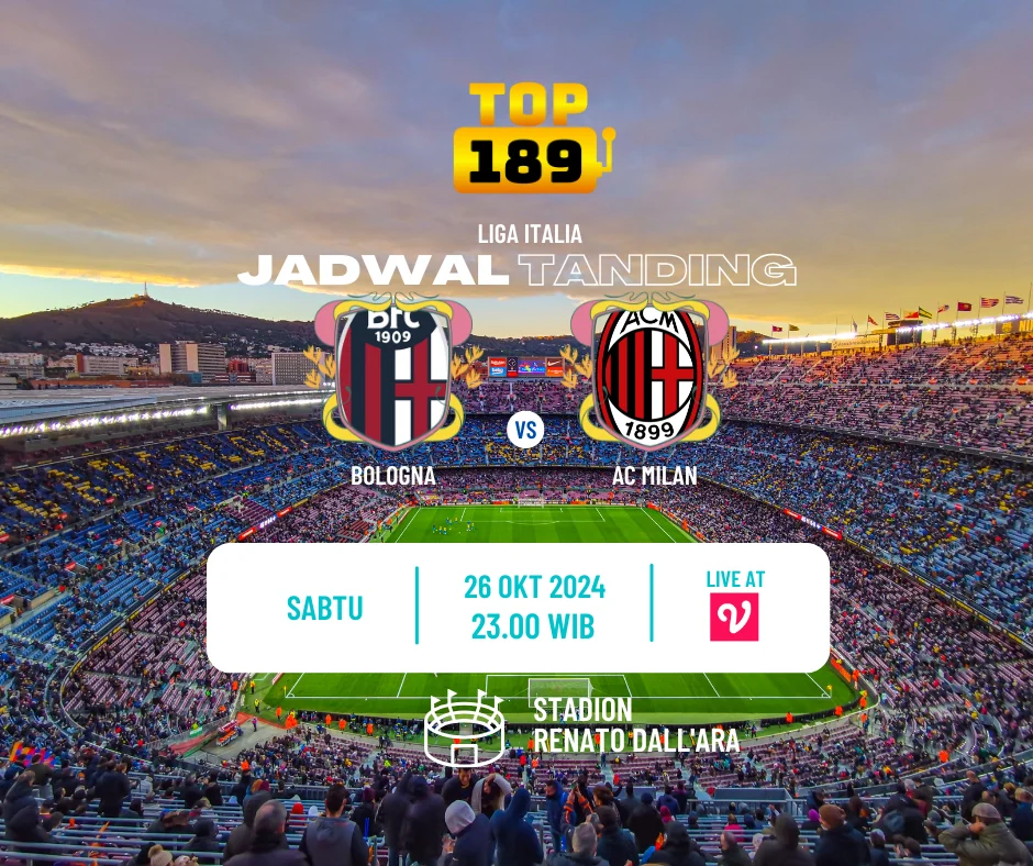 Prediksi Skor Bologna vs AC Milan 26 Oktober 2024