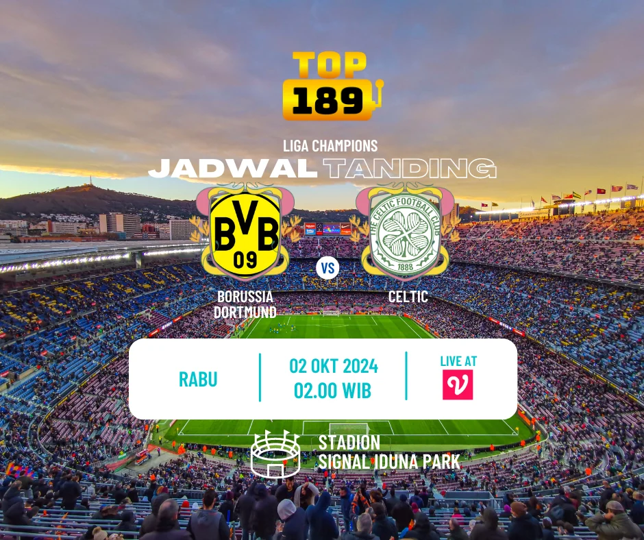 Prediksi Skor Borussia Dortmund vs Celtic 2 Oktober 2024