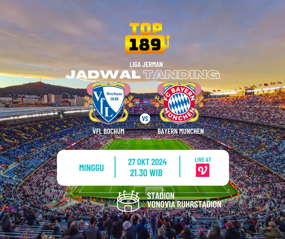 Prediksi Skor VFL Bochum vs Bayern Munchen 27 Oktober 2024