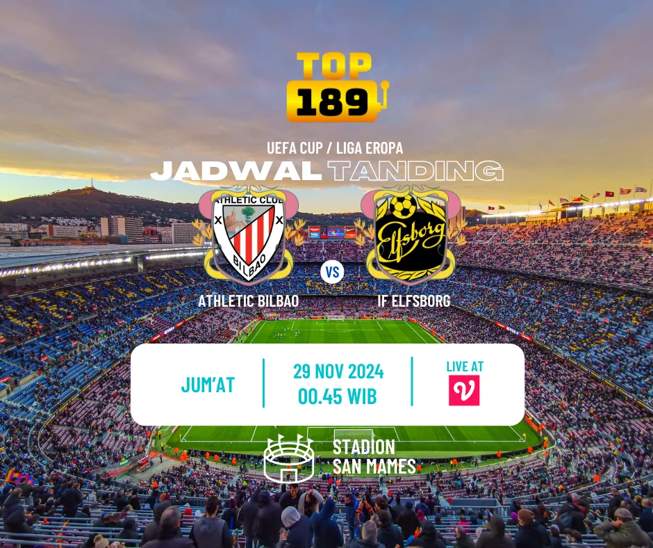 Prediksi Skor Athletic Bilbao vs IF Elfsborg 29 November 2024