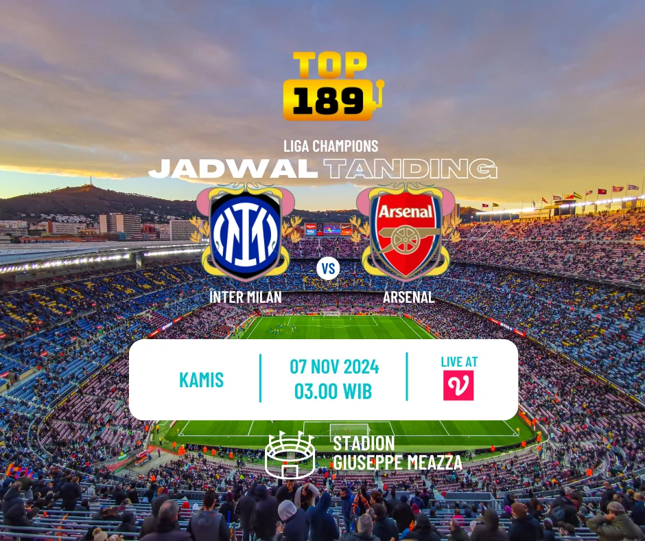 Prediksi Skor Inter Milan vs Arsenal 7 November 2024