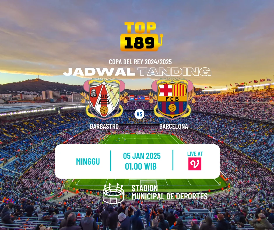 Prediksi Skor Barbastro vs Barcelona 5 Januari 2025