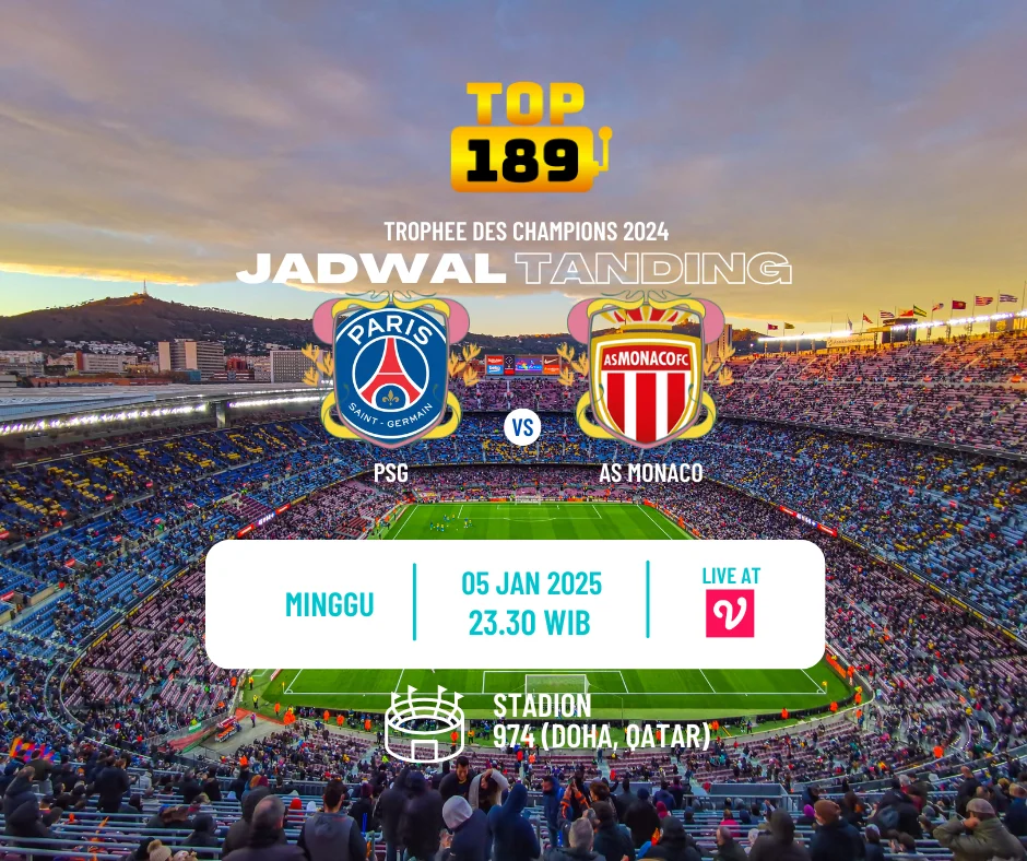 Prediksi Skor PSG vs AS Monaco 5 Januari 2025