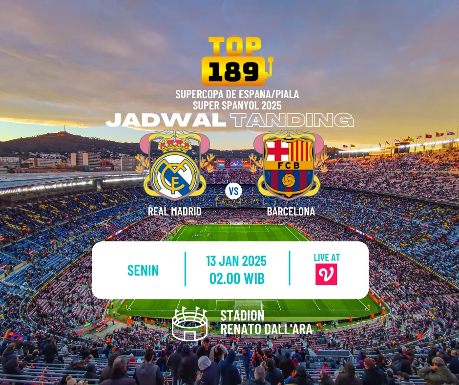 Prediksi Skor Real Madrid vs Barcelona 13 Januari 2025